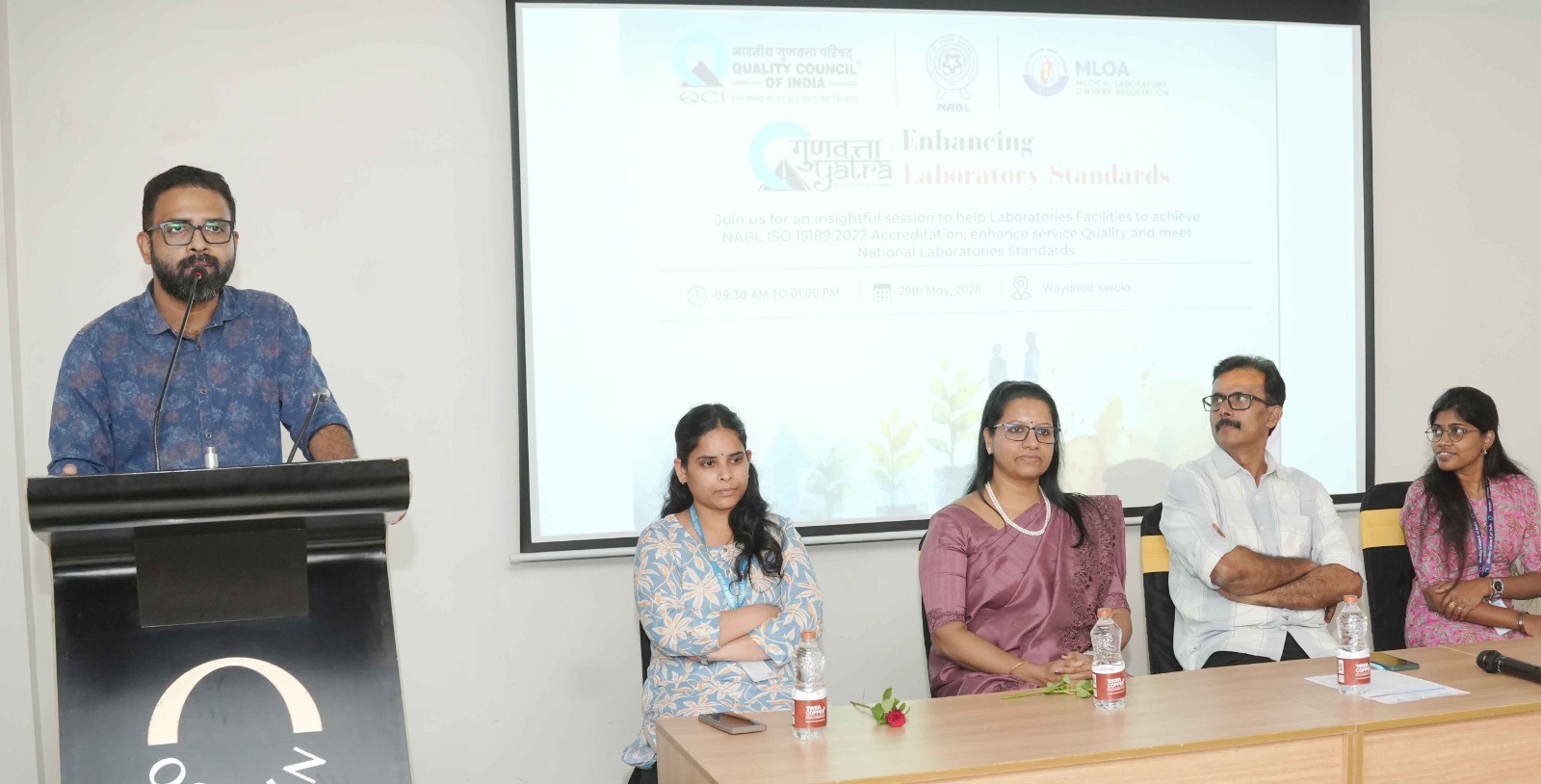 ‘ഗുൺവത യാത്ര’: ലബോറട്ടറി ഉടമകൾക്കായി കൽപ്പറ്റയിൽ സെമിനാർ സംഘടിപ്പിച്ചു